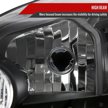 Spec-D 2006-2013 Chevrolet Impala / 2014-2015 Impala Ltd / 2006-2007 Monte Carlo OE Style Crystal LED Black Headlights