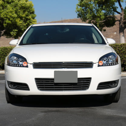 Spec-D 2006-2013 Chevrolet Impala / 2014-2015 Impala Ltd / 2006-2007 Monte Carlo OE Style Crystal LED Black Headlights