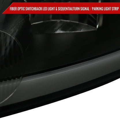 Spec-D 2010 -16 Impala Ltd Monte black custom headlights