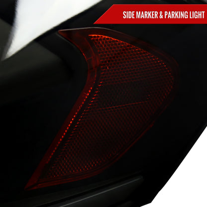 Spec-D 06 -16 Impala Ltd Monte black LED headlights