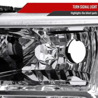 Spec-D 2013 Dodge Journey Factory chrome custom headlights