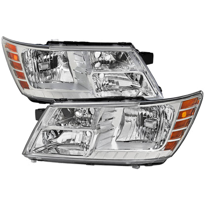 Spec-D 2009 Dodge Journey Factory chrome headlights upgrade