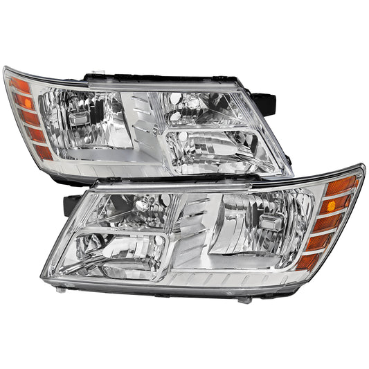 Spec-D 2009 Dodge Journey Factory chrome headlights upgrade