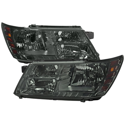 Spec-D 2009 Dodge Journey OE chrome headlights upgrade