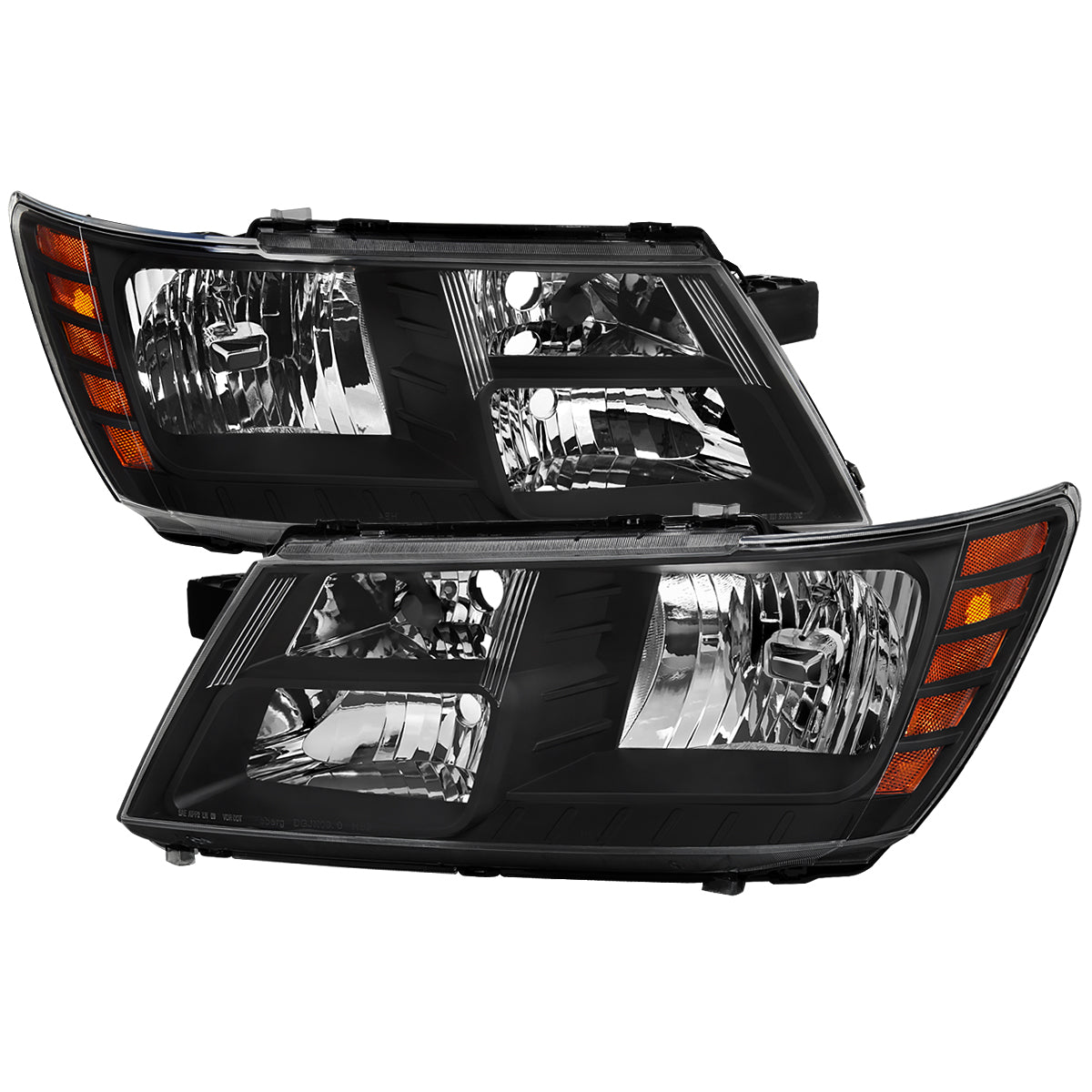 Spec-D 2009-2020 Dodge Journey OE Style Black Headlights