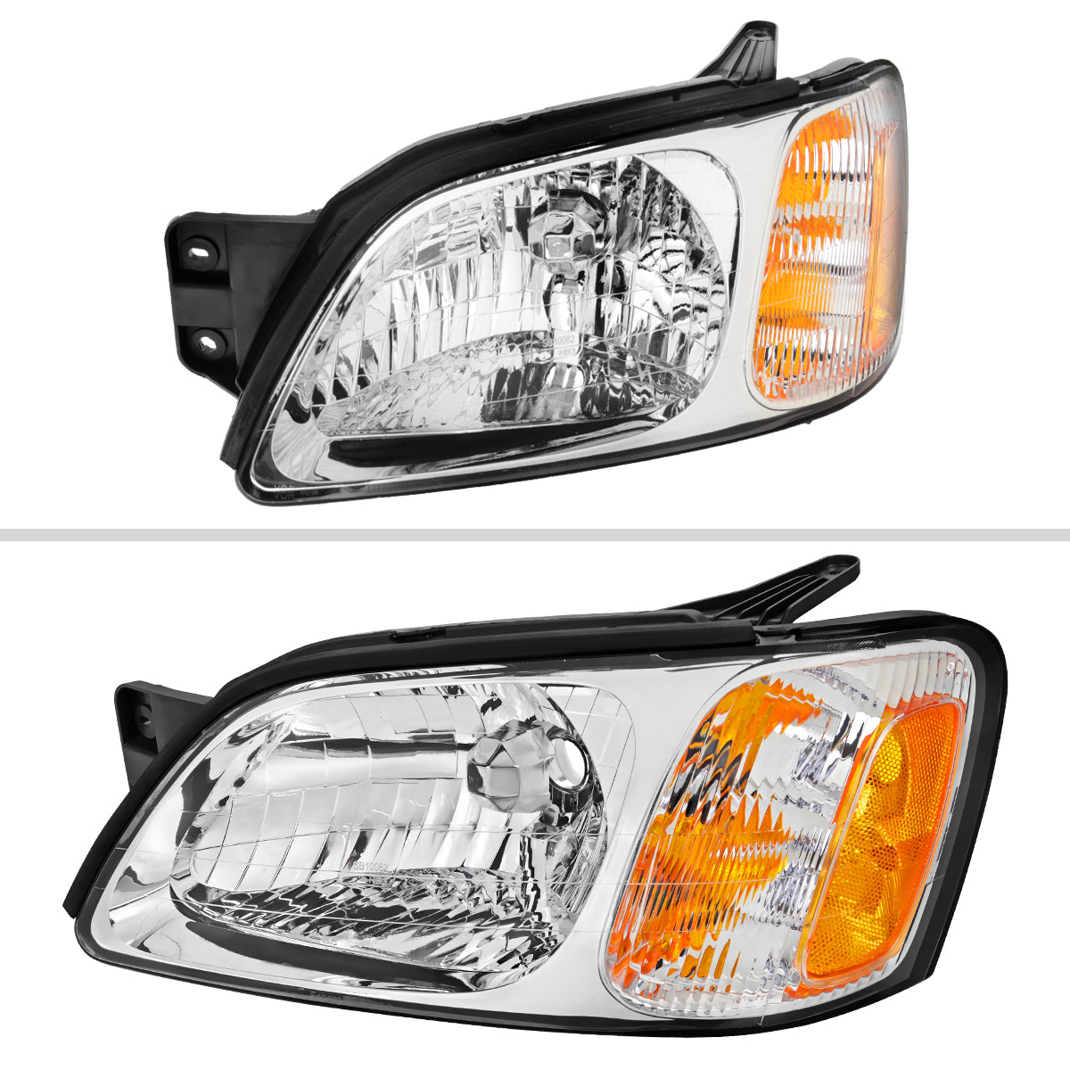 2001 Subaru Legacy Brighton Baja Spec-D passenger-side aftermarket headlights