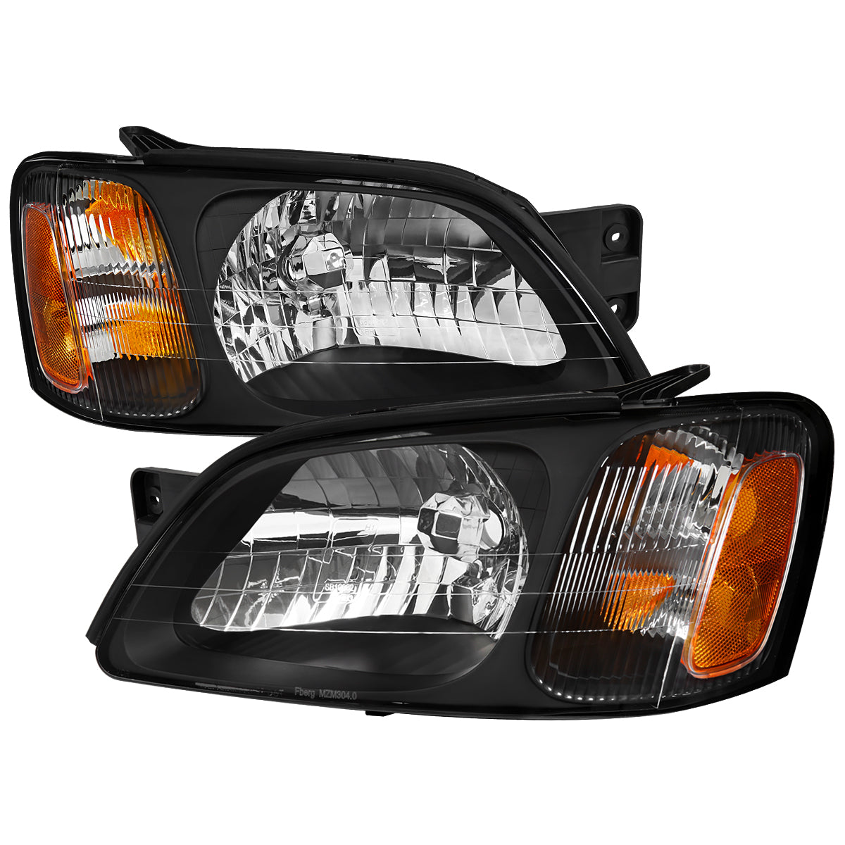 Spec-D 2000 Subaru Legacy Baja Sport black headlights upgrade