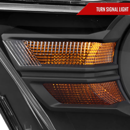 Spec-D 2010-2014 Ford Mustang OE Style Black Headlights