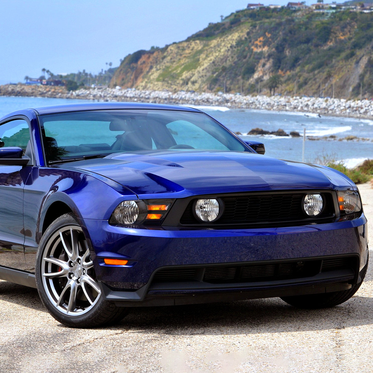 Spec-D 2010-2014 Ford Mustang OE Style Black Headlights