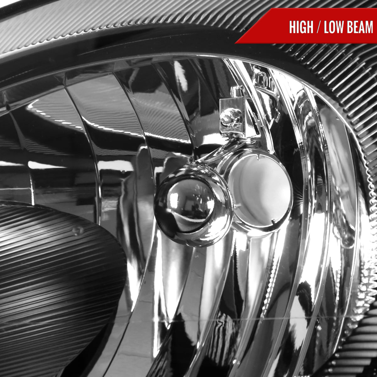 Spec-D 2003-2005 Dodge Neon OE Style Black Headlights