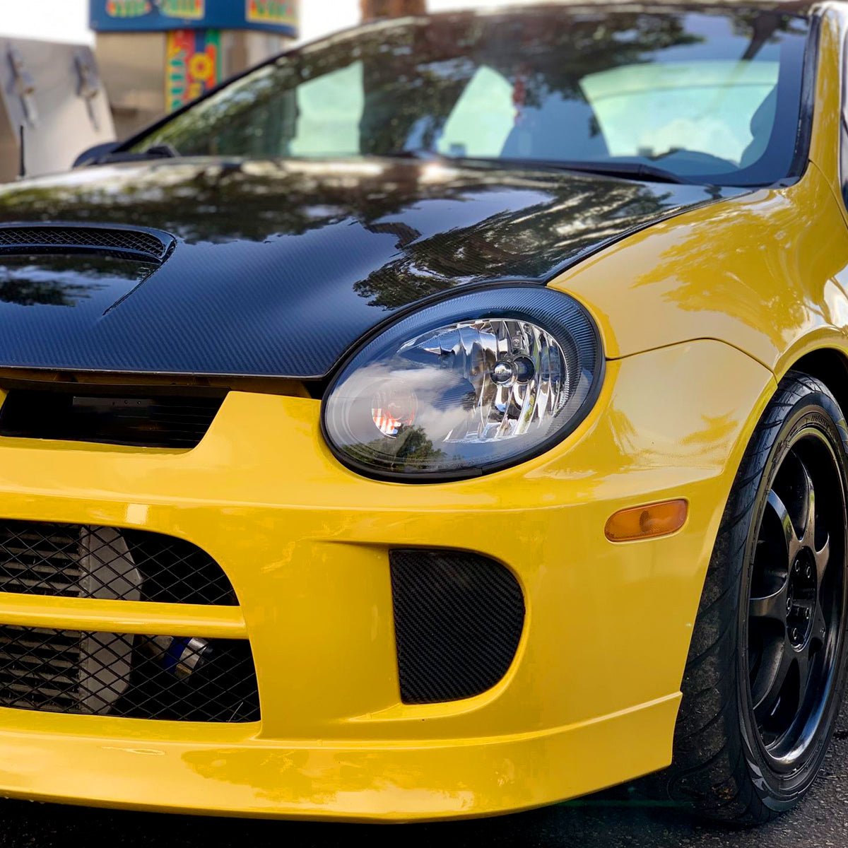 Spec-D 2003-2005 Dodge Neon OE Style Black Headlights