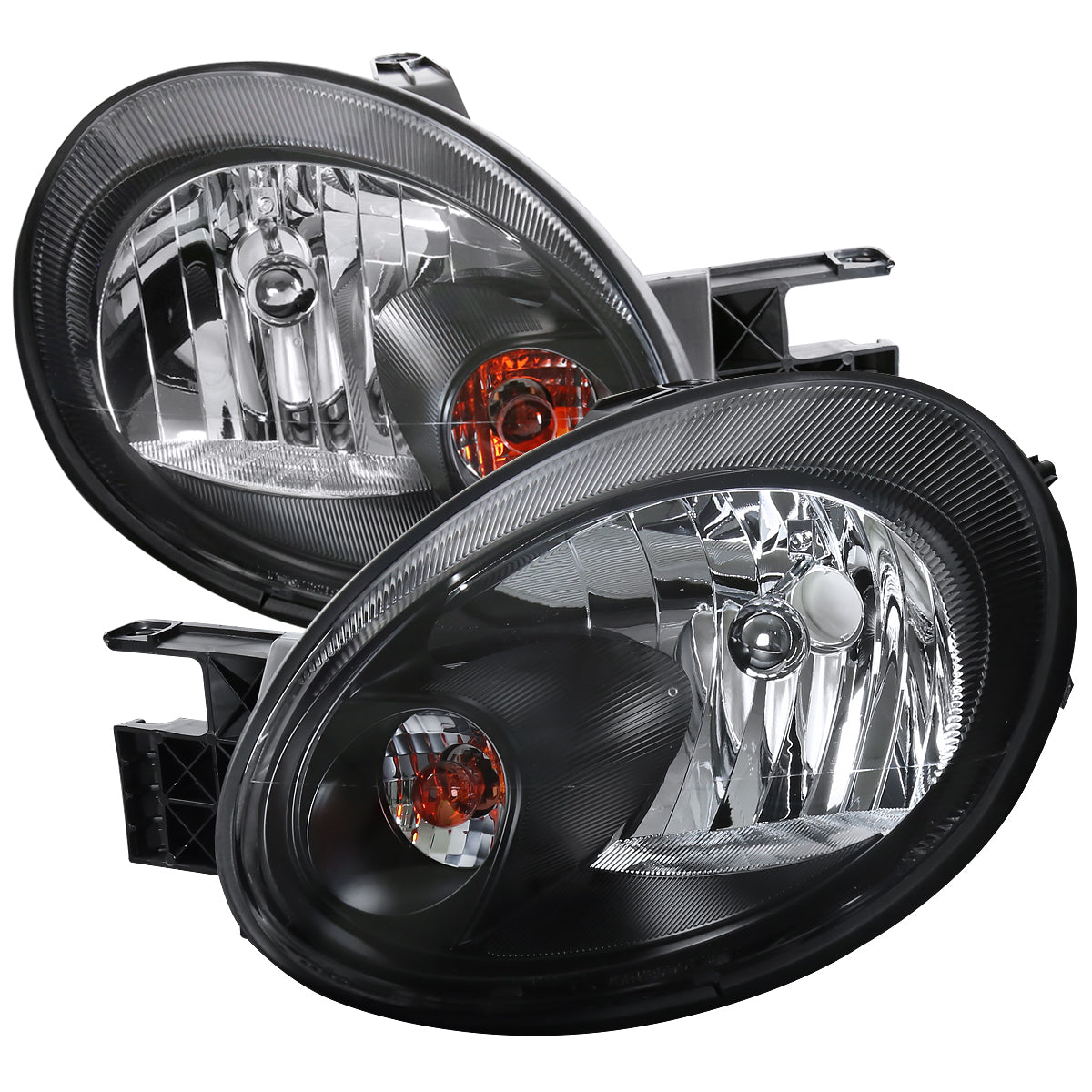 Spec-D 2003-2005 Dodge Neon OE Style Black Headlights