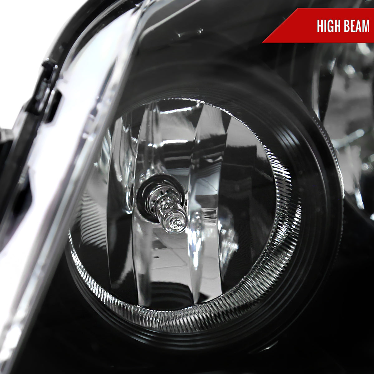 Spec-D 2005-2007 Honda Odyssey OE Style Crystal w/ 9006 Bulbs Black Headlights