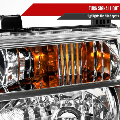2008 Frontier Pathfinder OE Spec-D chrome headlights