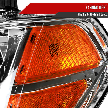 Spec-D 2005 Frontier Pathfinder OE chrome custom headlights