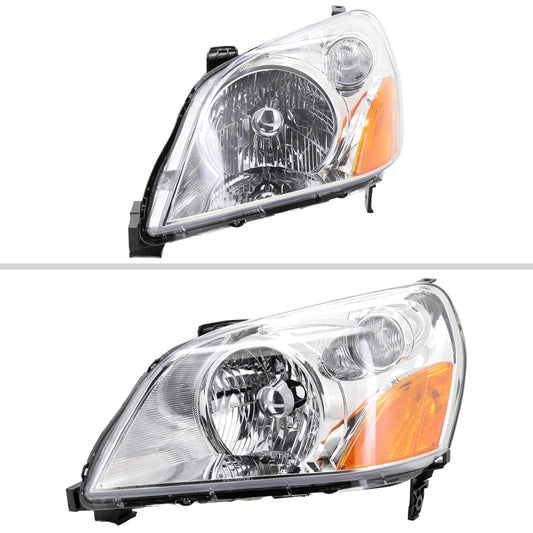 2004 Honda Pilot Factory Spec-D chrome aftermarket headlights