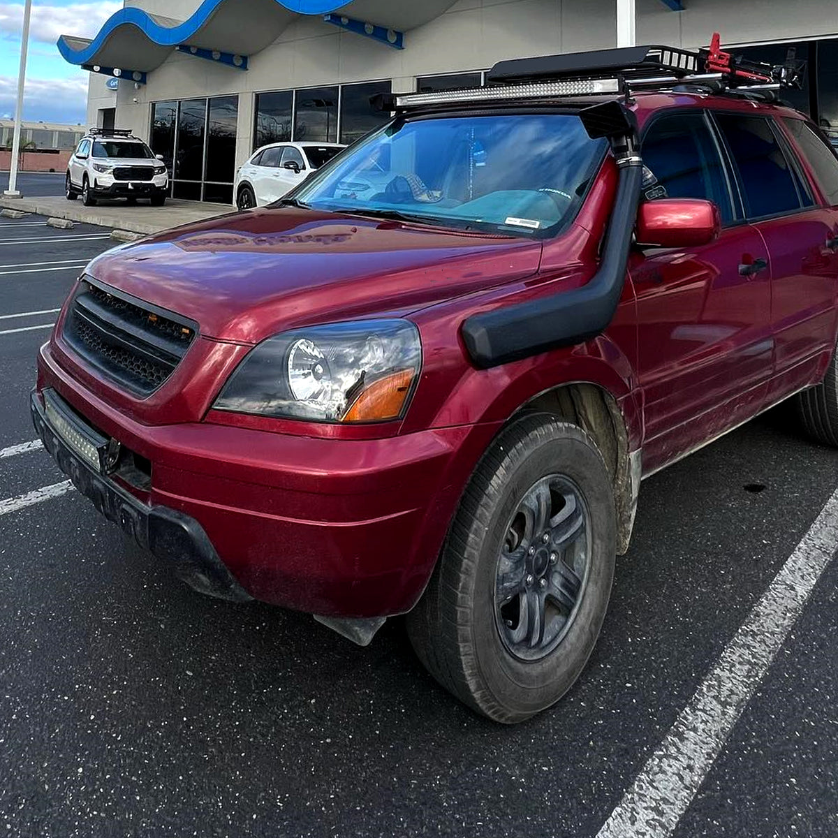 Spec-D 2003-2005 Honda Pilot OE Style Black Headlights