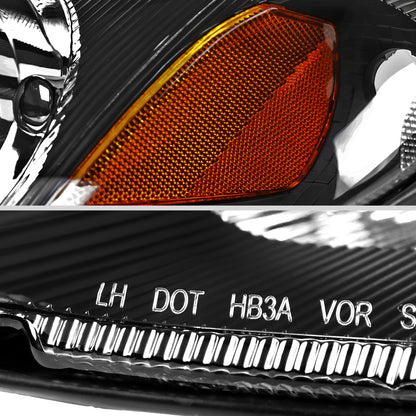 Spec-D 2001-2005 Chrysler PT Cruiser OE Style Black Headlights