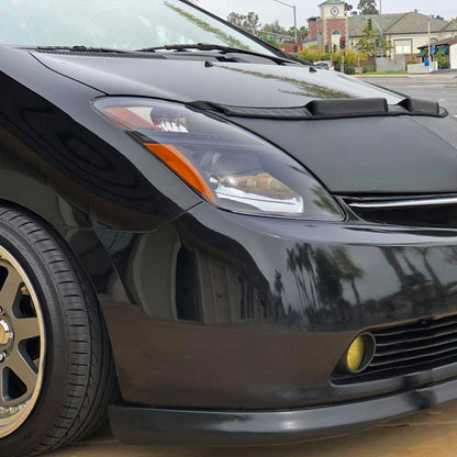 Spec-D 2006-2009 Toyota Prius OE Style with Amber Reflector Black Headlights