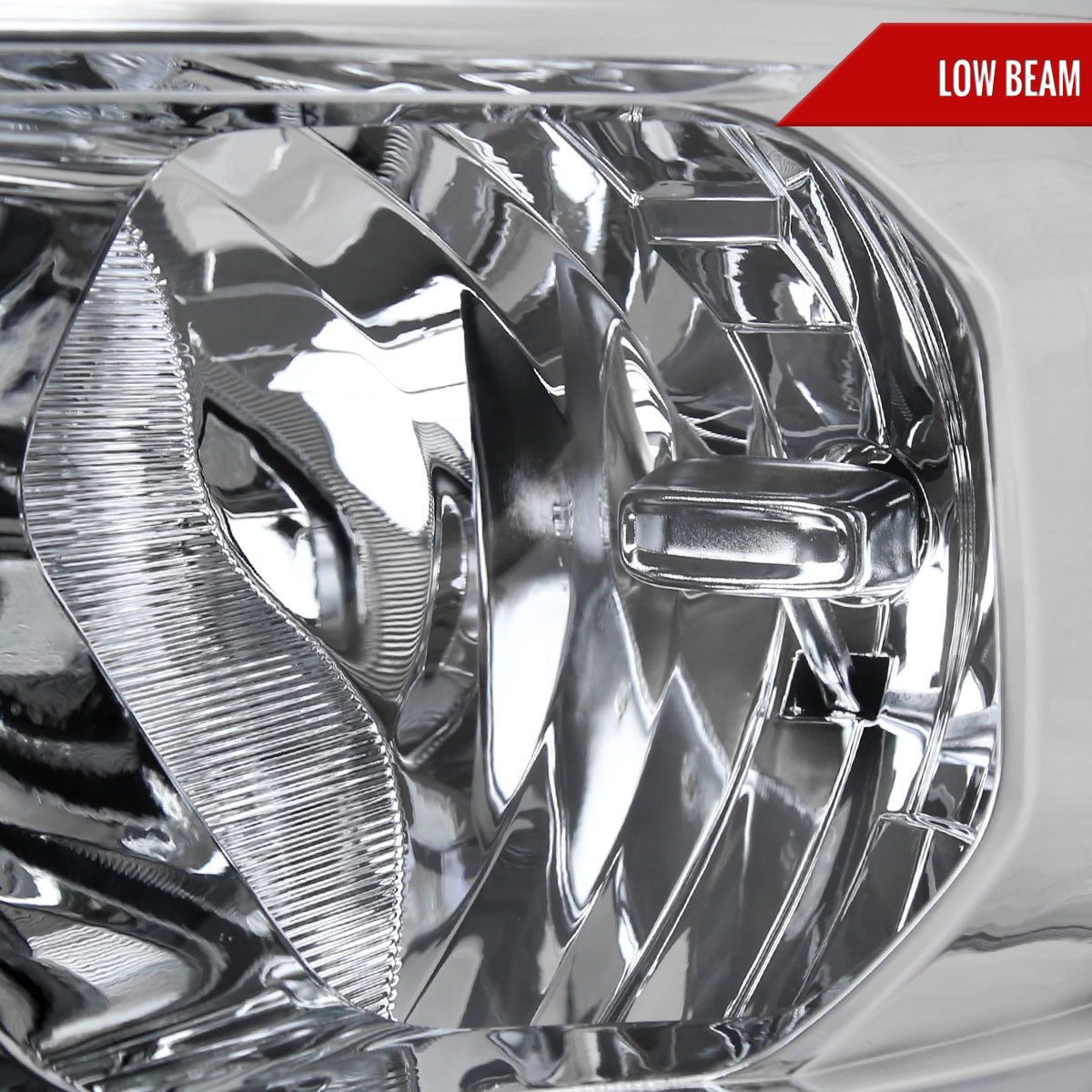Spec-D 2021 Ram Animated OE chrome LED bar headlights