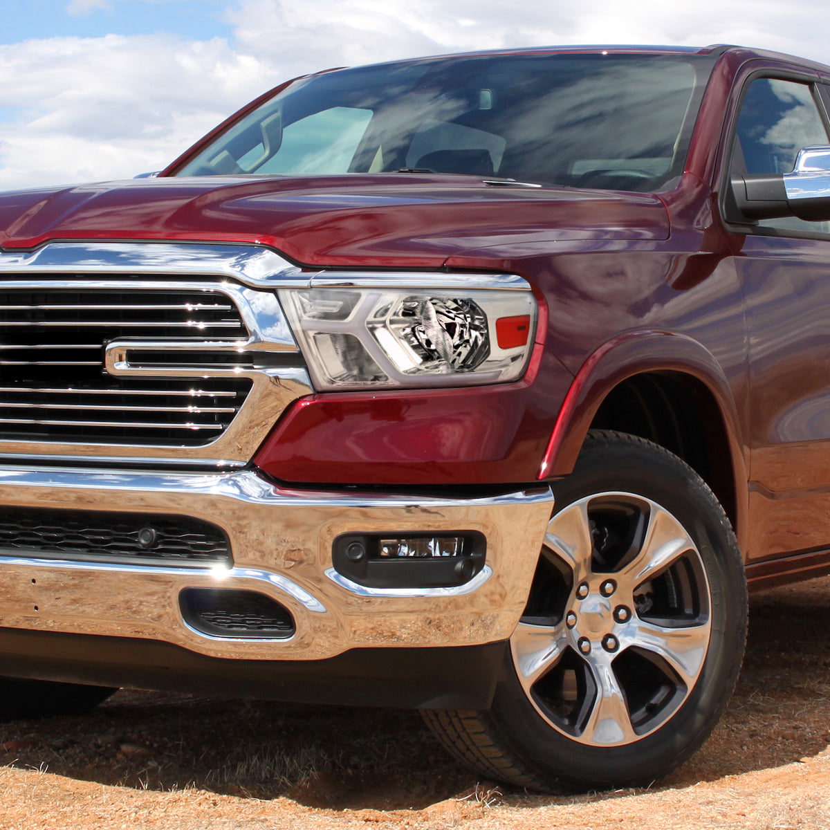 Spec-D 23 Ram Animated OE chrome headlights