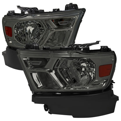 Spec-D 2019 Dodge Ram OE chrome headlights upgrade