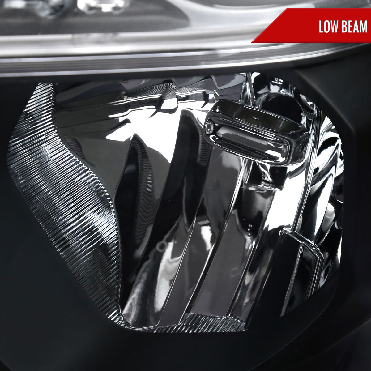 Spec-D 2021 Ram OE Amber Reflectors black headlights