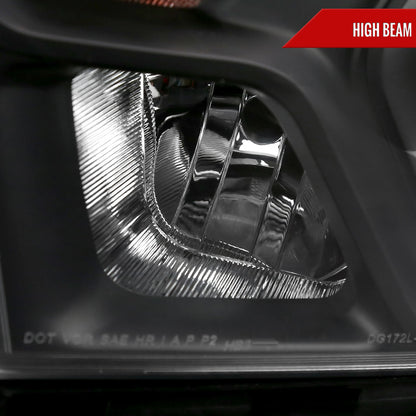 2022 Ram OE Amber Reflectors Spec-D black headlights