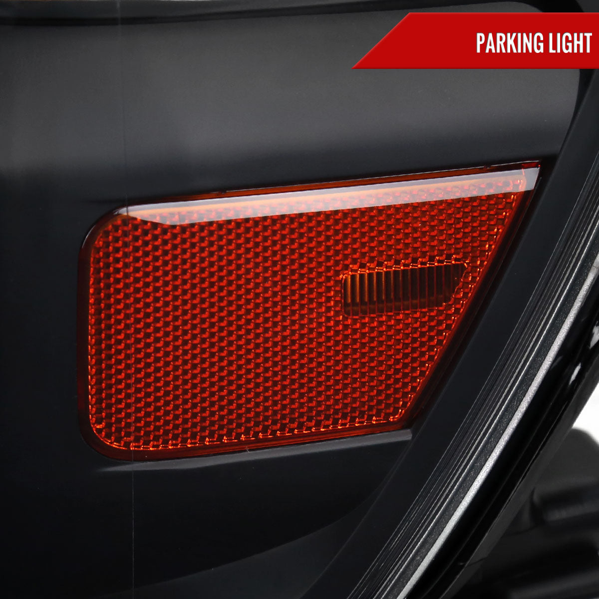 Spec-D 19 Ram OE Amber Reflectors black headlights