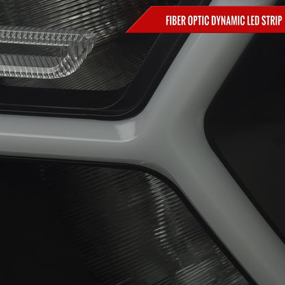 Spec-D 2023 Ram Animated OE Blk smoked custom headlights