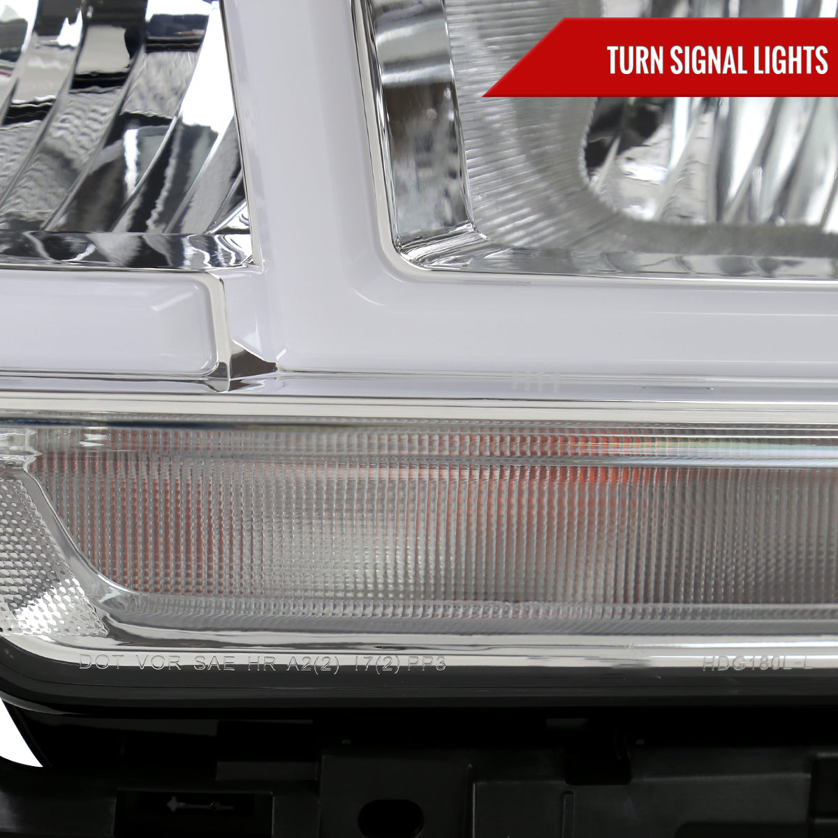 Spec-D 19 Ram OE chrome headlights