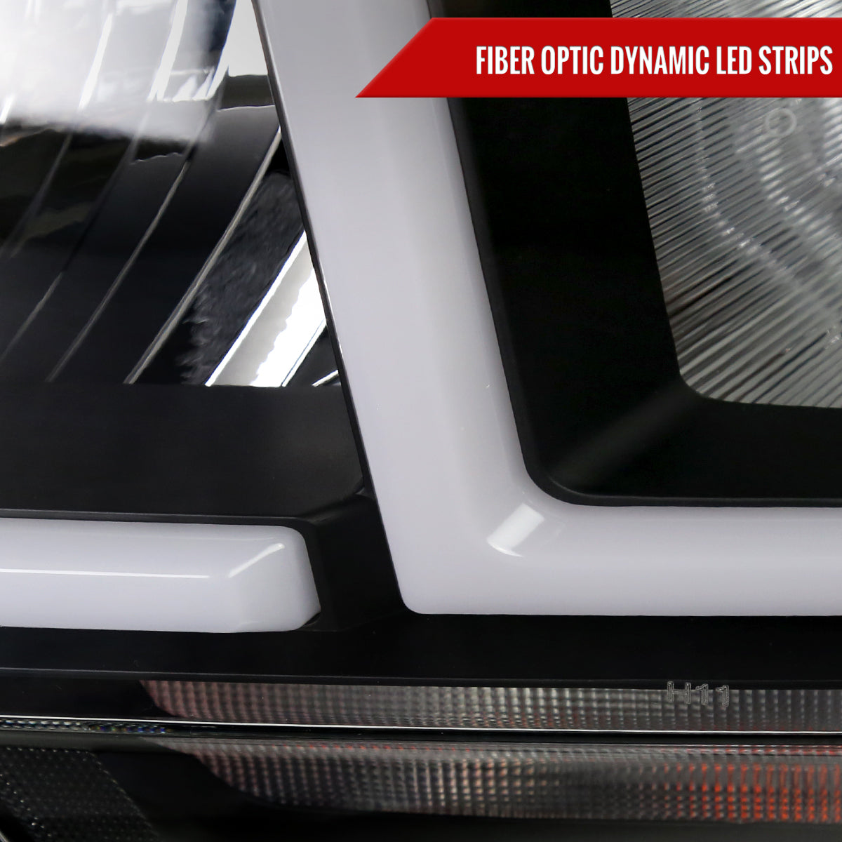 Spec-D 2023 Ram Factory style black custom headlights