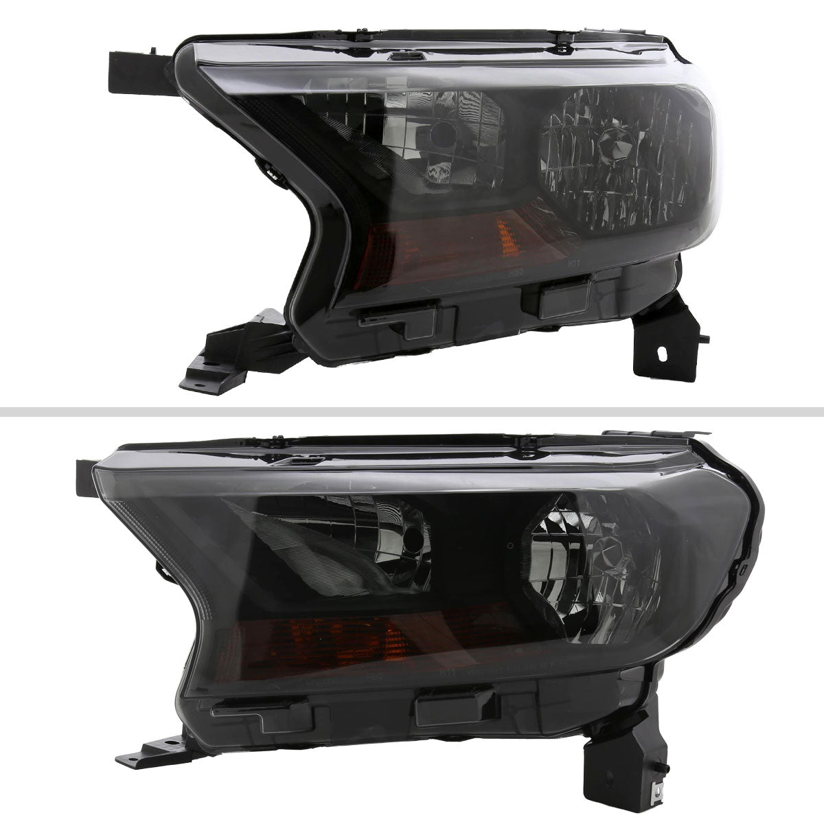 2020 Ranger XL XLT OE Spec-D black aftermarket headlights