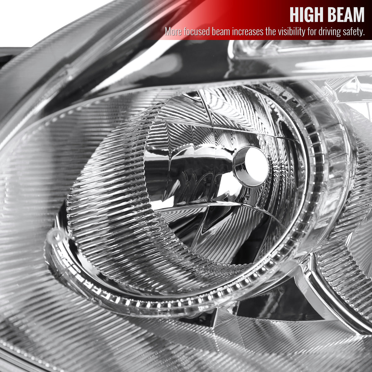 Spec-D 2010 Rogue Select OE chrome headlights