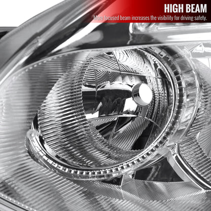 Spec-D 2010 Rogue Select OE chrome headlights