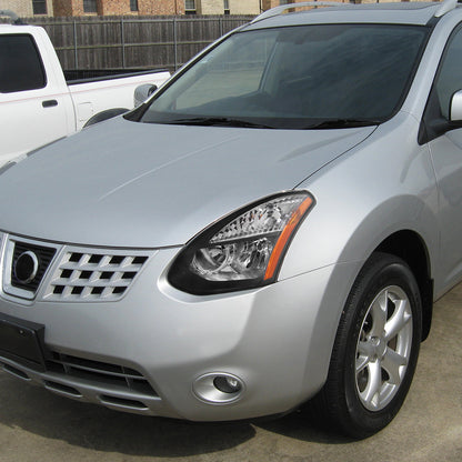 Spec-D 2008-2013 Nissan Rogue/ 2014-2015 Rogue Select OE Style w/ Amber Reflectors Black Headlights