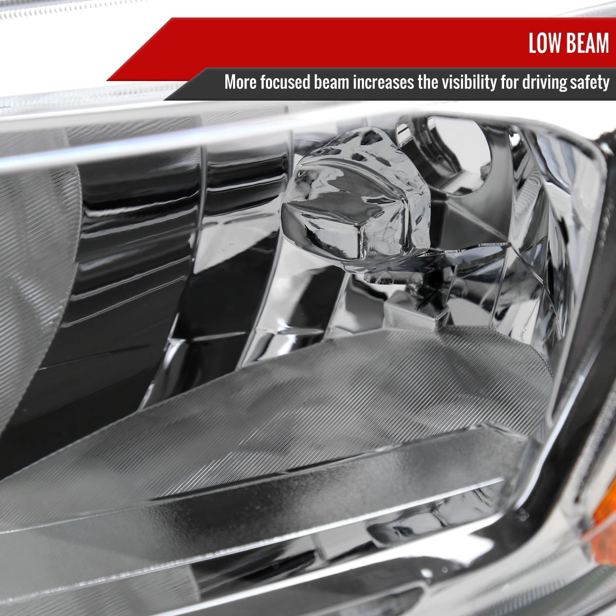 Spec-D 2016 Nissan Rogue Strip OE chrome headlights