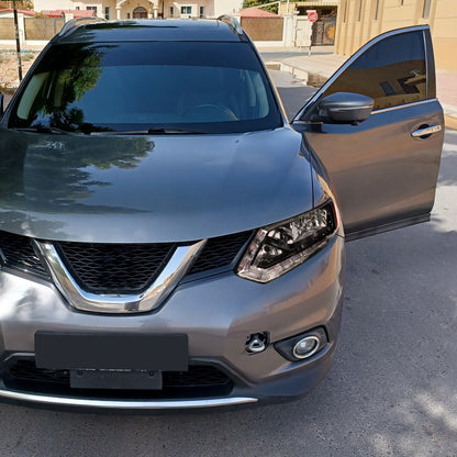 Spec-D 14-2016 Nissan Rogue Strip OE black headlights
