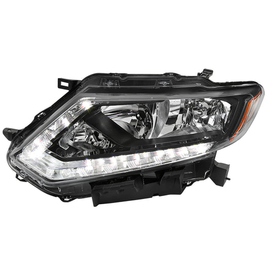Spec-D 2014 Rogue Strip OE Driver black driver-side headlights upgrade