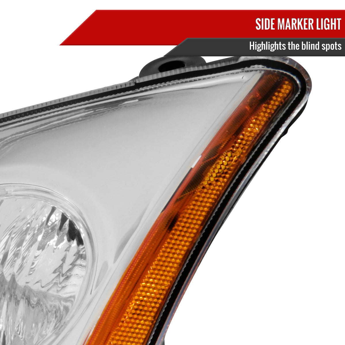 Spec-D 07 Nissan Sentra Factory chrome headlights