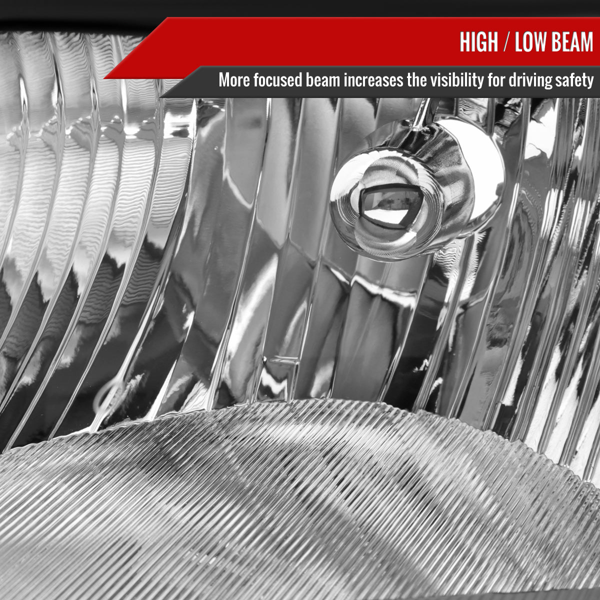 Spec-D 2007-2009 Nissan Sentra OE Style with Amber Reflector Black Headlights