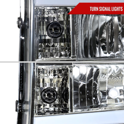 Spec-D 07 GMC Sierra 1500HD 2500HD headlights