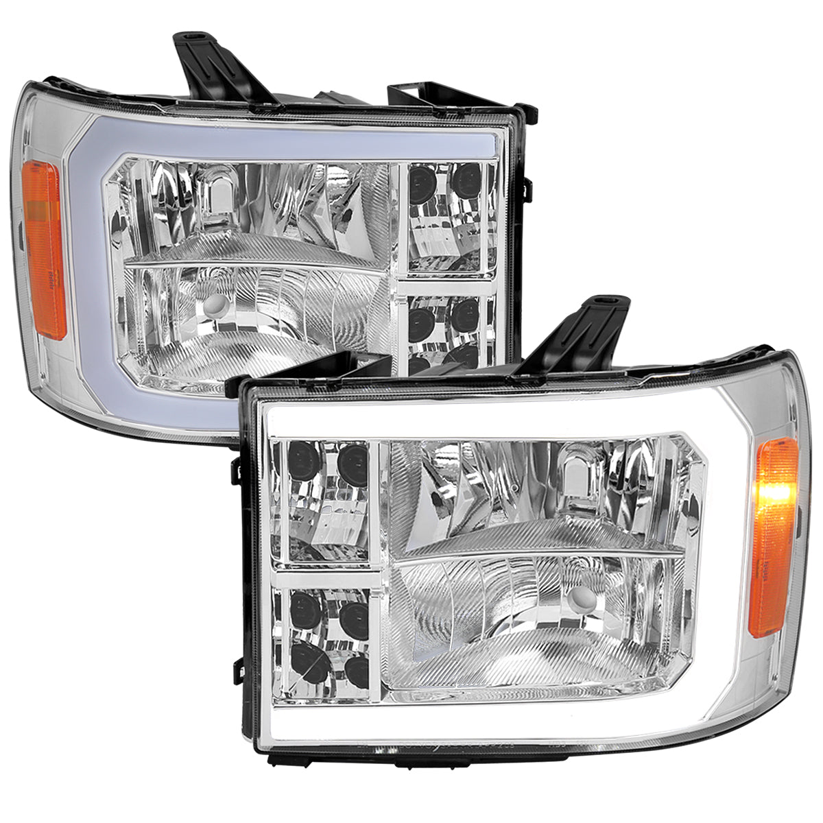 Spec-D 2007 GMC Sierra 1500HD 2500HD headlights upgrade