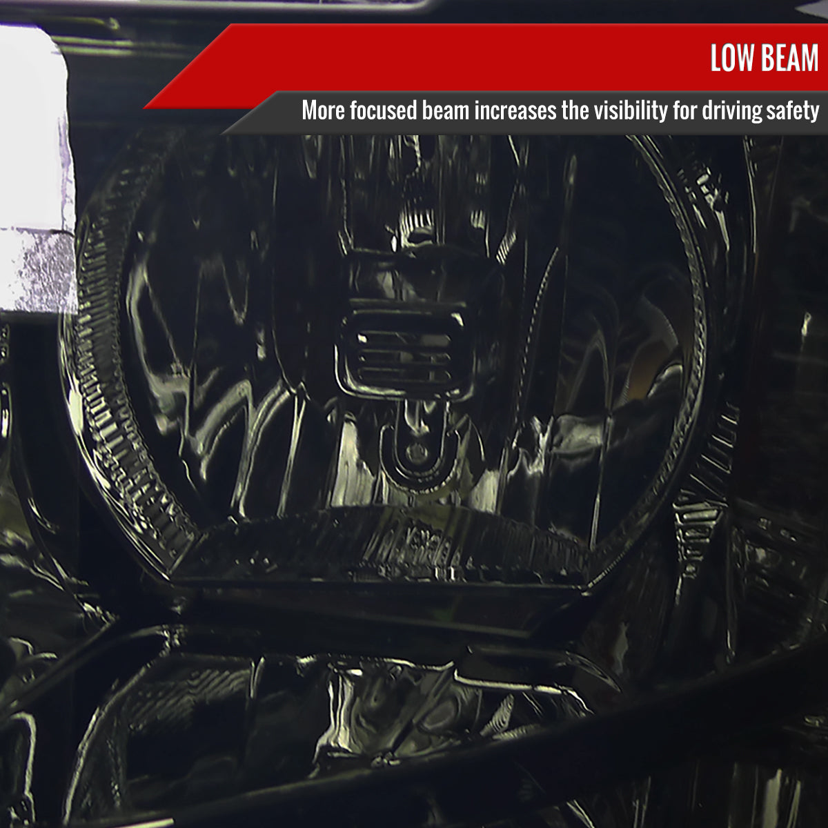 Spec-D 2009 Chavy Silverado 2500HD 3500HD smoked headlights