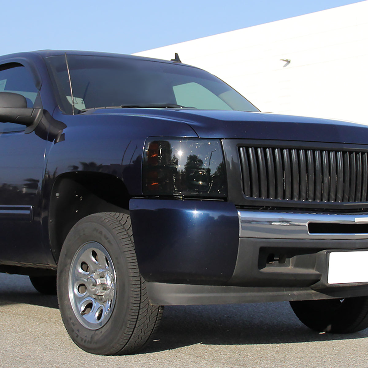 Spec-D 11 Chavy Silverado 2500HD 3500HD smoked headlights