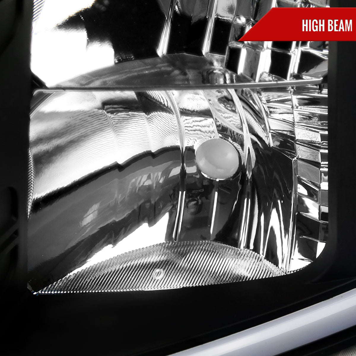 Spec-D 2007-2013 Chevrolet Silverado 1500/ 2007-2014 Silverado 2500HD 3500HD LED OE Style w/ Amber Reflector Black Headlights