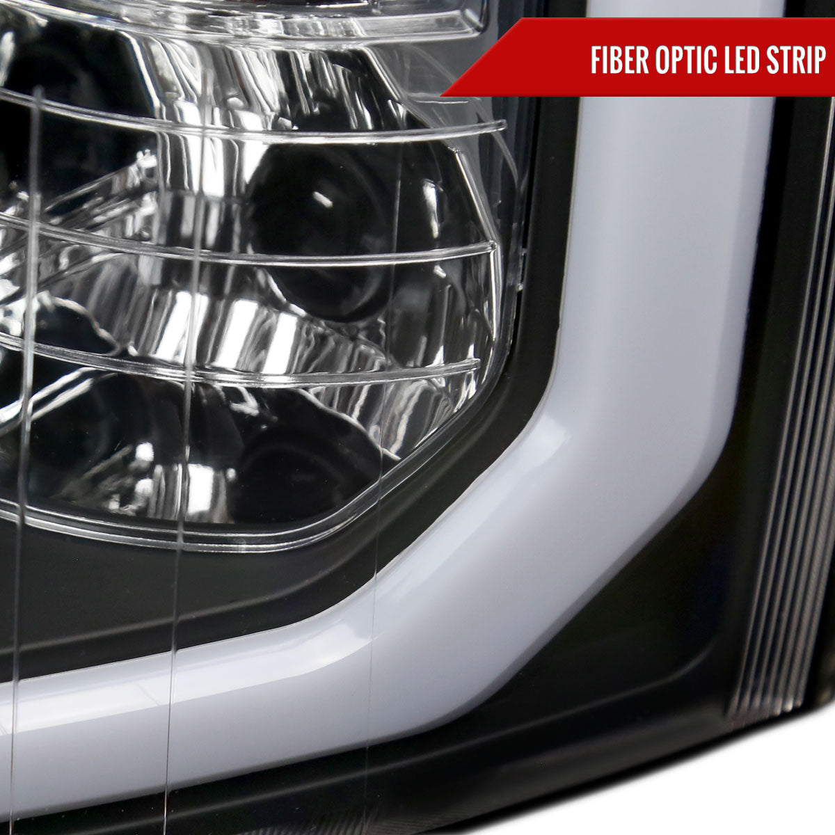 Spec-D 2007-2013 Chevrolet Silverado 1500/ 2007-2014 Silverado 2500HD 3500HD LED OE Style w/ Amber Reflector Black Headlights