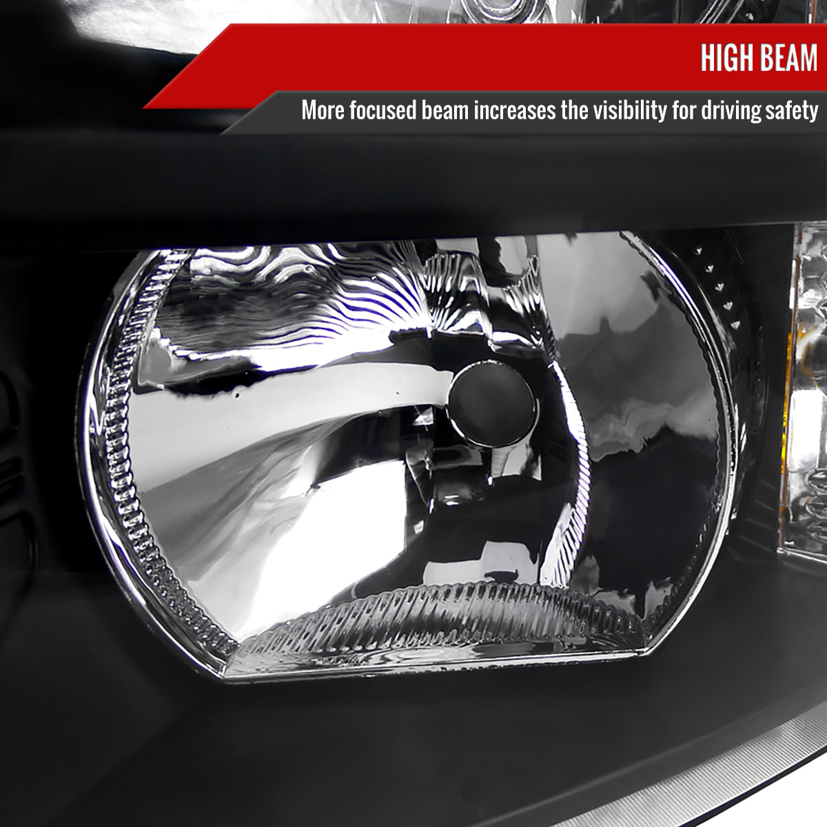 Spec-D 2007-2013 Chevrolet Silverado 1500/ 2007-2014 Silverado 2500HD 3500HD OE Style Black Headlights