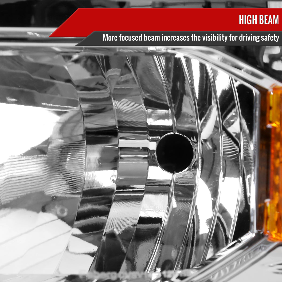 2015 Chevy Silverado OE Spec-D chrome headlights