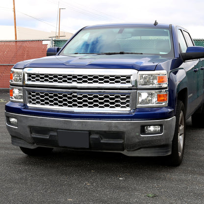 Spec-D 14 Chevy Silverado OE chrome headlights